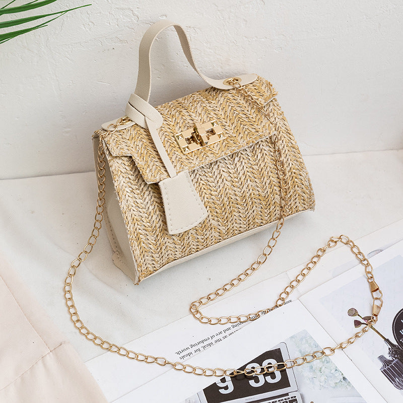 Straw Crossbody Bag