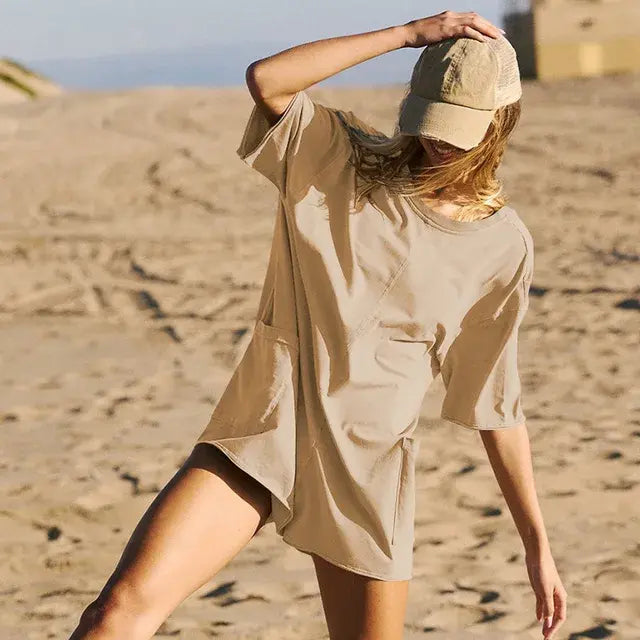 Oversized T-shirt Romper