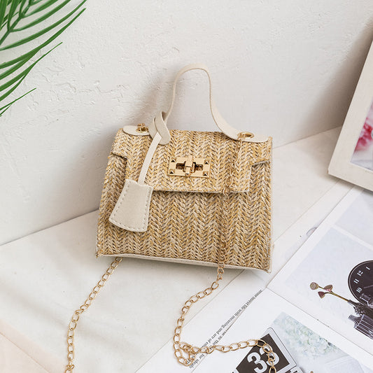 Straw Crossbody Bag