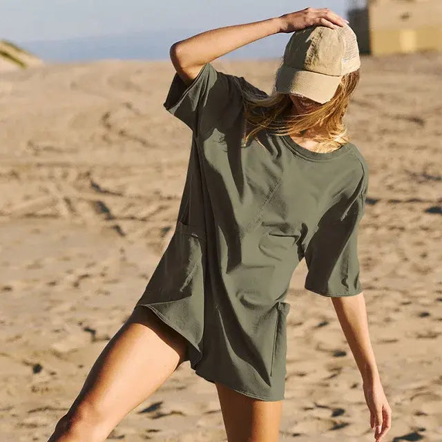 Oversized T-shirt Romper